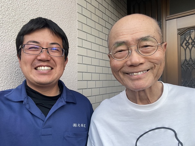 加古郡播磨町　F様邸　実家宅雨漏り補修。営業マンが感じが良い、丁寧と嬉しい声を頂きました